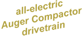 all-electric Auger Compactor drivetrain