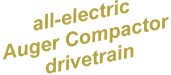 all-electric Auger Compactor drivetrain
