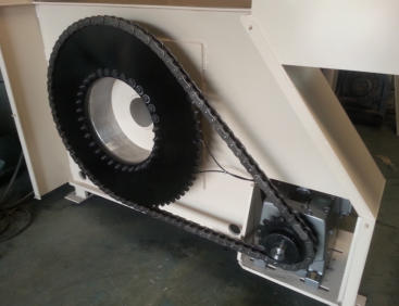 10 horsepower Auger Compactor drivetrain