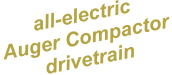 all-electric Auger Compactor drivetrain