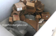 20 hp Auger Compactor screw with cardboard
